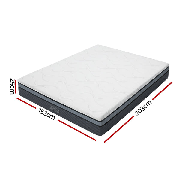 Giselle Bedding Memory Foam Mattress Bed Cool Gel 25cm Queen