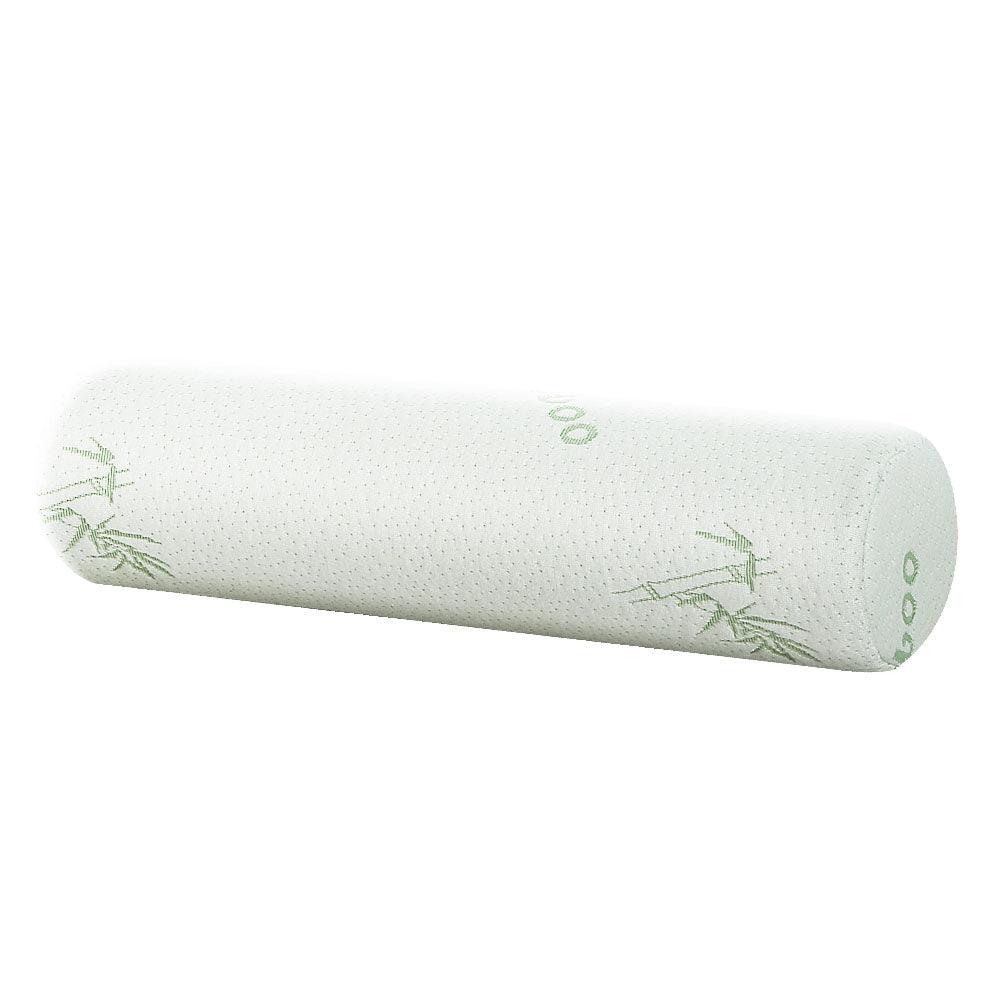 Giselle Bedding Memory Foam Neck Roll Pillow Bamboo Cover Mattress Hub